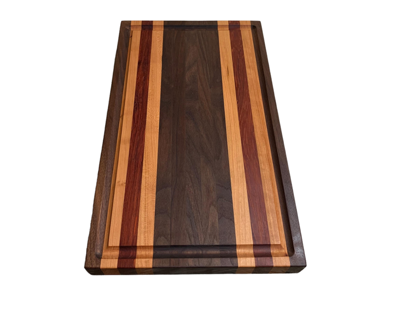 Large black cherry cutting board